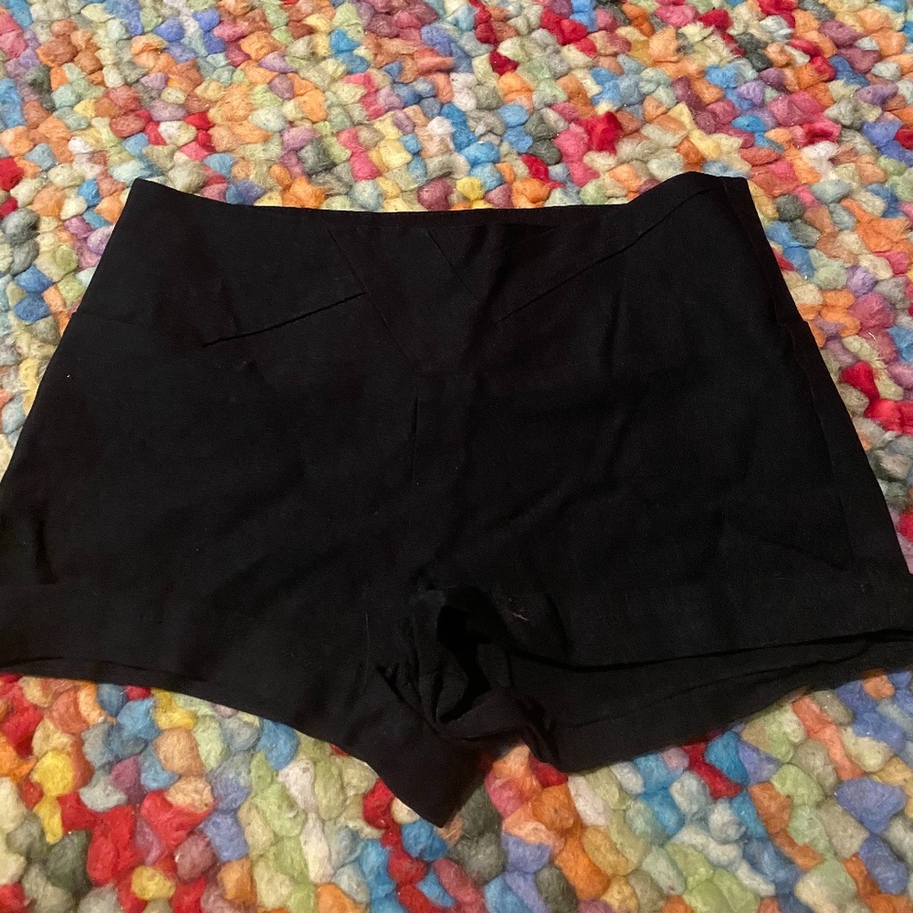 Charlotte Russe Fitted Nylon Shorts